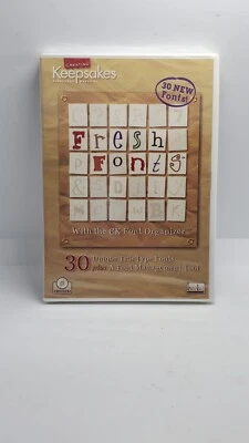 Creating Keepsakes: Fresh Fonts(CD-ROM) New  - Image 1 of 2
