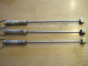 3 Western Letter Branding Irons; "M", "R" & "D"; Steak, Wood, Burgers & Buns - Picture 1 of 9