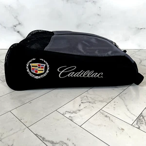 Cadillac Embroidered Suede Luggage Shoe Travel Bag 16" X 10 X 6 - Picture 1 of 5