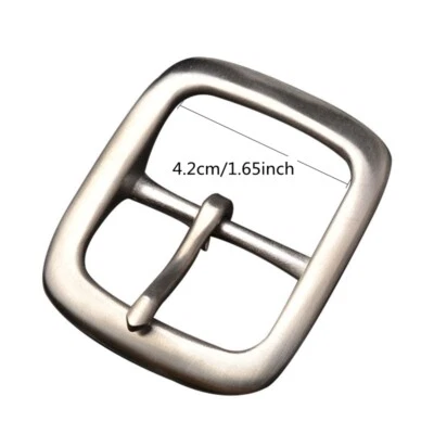 2Pcs Resistente Singolo Ardiglione Cintura Fibbia Ricambio Perno Per 4.2cm - Immagine 1 di 4