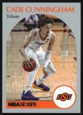 2021-22 Panini Chronicles Draft Picks Black #51 Cade Cunningham Hoops Retro