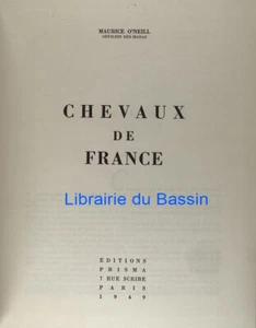 Chevaux de France Maurice O'Neill 1949 Ed. num. - Imagen 1 de 5