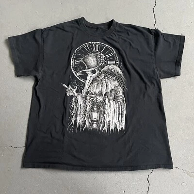 Camiseta corta Y2K Emo Grunge Plague gráfica talla XL Foto 1 de 4