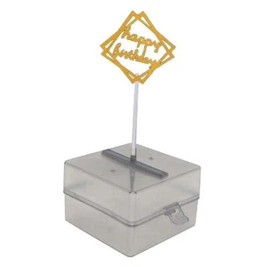Cake Money Pulling Box 20 Transparent Bag Connected Pockets for Cake Decor - Picture 1 of 12