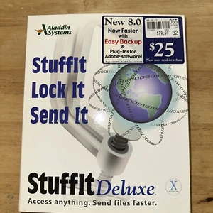 StuffIt Deluxe 8.0 Aladdin Systems Compression Solution For Macintosh Mac - Picture 1 of 4