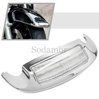 Luz LED punta guardabarros moto para touring Electra Glide Ultra Limited 2014-2023 Foto 1 de 4