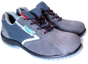 Zapatos de seguridad zapatos bajos hombre S1P SRC zapatos de trabajo tapa de acero protección  - Imagen 1 de 11
