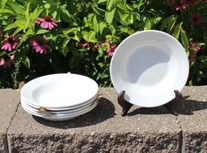 "Juego de 6 cuencos Dudson Stoke-On-Trent Inglaterra con borde blanco ensalada pasta sopa 8,5"" usados en excelente estado" - Imagen 1 de 7