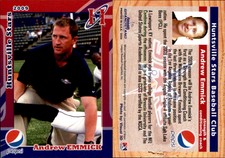 Andrew Emmick 2009 Grandstand Huntsville Stars #NNO Card *AutographDen*