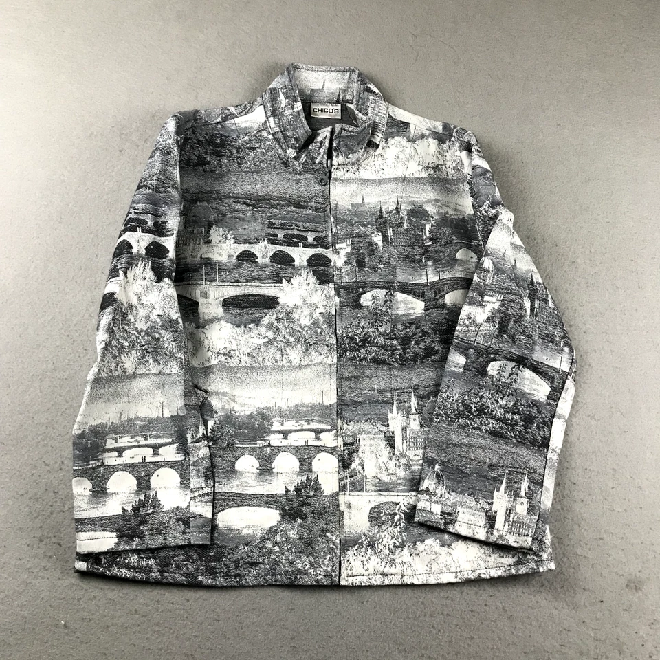 Chaqueta Chicos Mujer 8 Talla 1 Gris Cremallera Completa Cuello Simulado Mangas Largas Ligera Foto 1 de 4