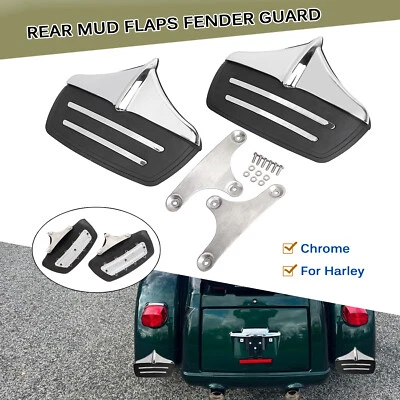 Rear Fender Accent Trim Mud Flap Guard For Harley Tri Street Glide Trike FLHXXX - Image 1 of 4