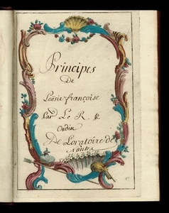 ❤️ 1769 1770 Nantes Collège de l'Oratoire Enseignement Poésie Traité manuscrit - Picture 1 of 16