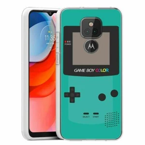 (Teal GameBoy) Funda TPU a prueba de golpes para teléfono (transparente) para Moto G Play (2021) - Imagen 1 de 8