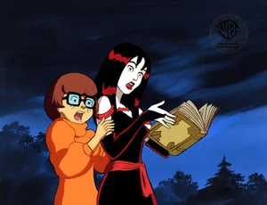 Scooby Doo Witch's Ghost:Hex Girls-Thorn/Velma-Original Production Cel/Drawing - Picture 1 of 2
