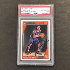 2016-17 Panini NBA Hoops #290 Tyler Ulis Signed Card AUTO PSA Slabbed Suns