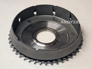 Rueda de cadena de carcasa de embrague 43T, brazo oscilante BSA A/B, Triumph PreUnit 500/650 gemelos - Imagen 1 de 2