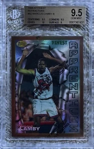 1996-97 Topps mejor refractor de bronce Marcus Camby BGS 9,5 POP 4 - Imagen 1 de 2