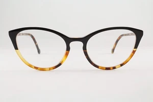 Seltene authentische LA Eyeworks Hufeisen 705 52 mm schwarz Schildkröte Split Brille Italien - Bild 1 von 6