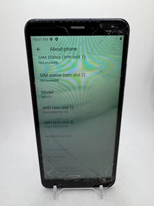 NUU A23 - N6001L - Black - 32GB - (Unlocked) - Dual SIM - functional - Imagen 1 de 8