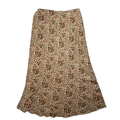 Maxi Falda Vintage Sundance Seda Naturaleza Boho Hada Capricho Fluida Talla 16 Foto 1 de 4