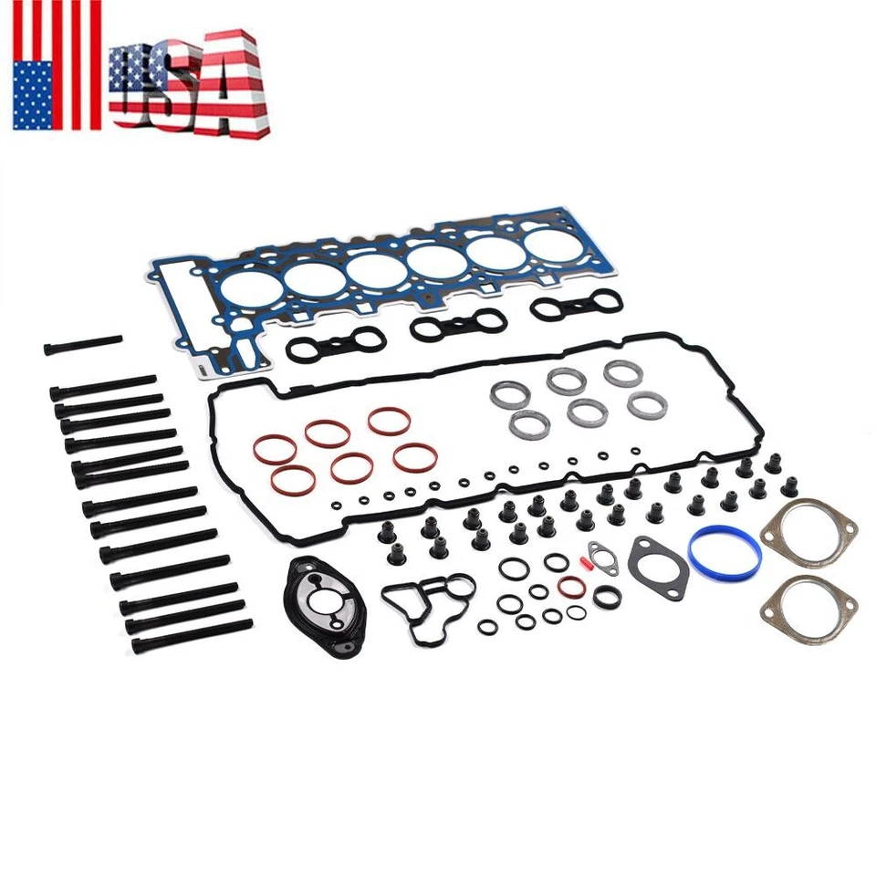 Head Gasket Bolts Set Fits 07-13 BMW 128i 328i 528i xDrive X3 X5 Z4 3.0L - Image 1 of 4