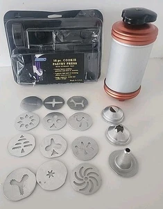 Mirro Pressa per Biscotti Pasticceria M-0358-22 Vintage Alluminio Spritz Natale 16 pz - Foto 1 di 8