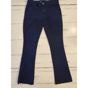 Old Navy  Boot Cut Stretch Uniform Pants Girls  Size 12 Slim Blue  - Picture 1 of 8