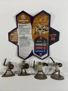 Sacred Band Heroscape Figuren & Karte Zanafors Entdeckung 17,18,19,20/25 - Bild 1 von 2