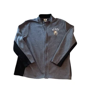 Chaqueta gris manga larga cremallera completa NHL Vegas Golden Knight para hombre talla 2XL - Imagen 1 de 9