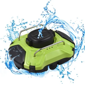 Cordless Robotic Pool Cleaner 30W IPX8 Waterproof Dual-Drive Motors RYDZ - Picture 1 of 9