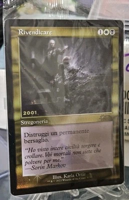 Rivendicare / Vindicate 30th Anniversary Sealed promo foil MTG  Card magic - Image 1 of 2