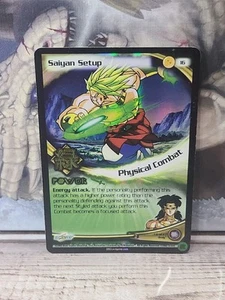 Saiyan Setup 16 FOIL Dragon Ball Z DBZ CCG Broly Promo Buu Saga TCG Score - MP - Picture 1 of 7