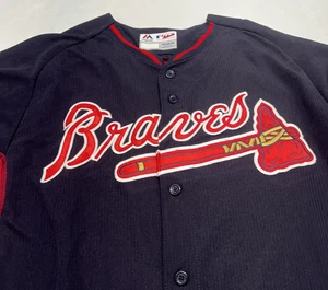 Atlanta Braves Trikot 14 Almonte Red Majestic Herren 48 XL Baseball Jersey USA - Bild 1 von 14