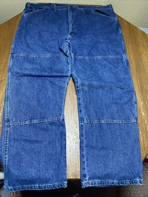 Dickies Jeans Men's 15293 SNB Workhorse Double Knee Relaxed fit 46x30 work pants - Image 1 of 4