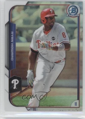 2015 Bowman Chrome Refractor /499 Ryan Howard #18 - Image 1 of 2