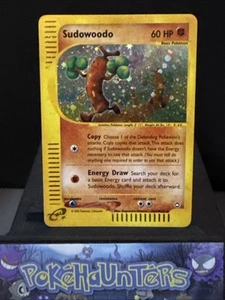 Pokemon Card Sudowoodo H24/H32 Holo Rare Aquapolis Set E Series WOTC Played - Picture 1 of 4