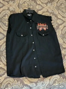 Easyriders Since 1970 Sleeveless Button Up Shirt size M - Picture 1 of 5