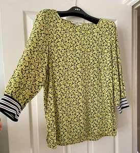 GARCIA ITALY Silky Feel Viscose Blouse Top Size L Fit Size 12-14 Worn Once - Picture 1 of 11