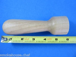 Mittlerer Durchmesser Holz Stampfer Drücker für Fleischwolf Fleischwolf LEM Cabelas MTN usw. - Bild 1 von 2