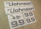 Johnson Sea Horse Outboard Motor Decal Kit 9.9 HP FREE SHIP + FREE Fish Decal!
