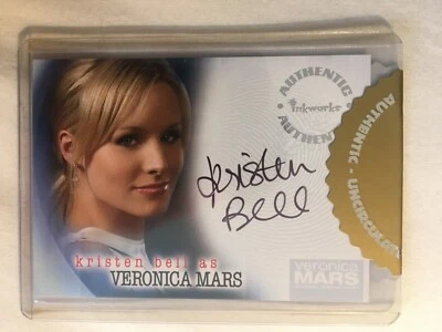 Kristen Bell Veronica Mars Authentic Autograph Card Inkworks Razor A-12 Mint - Image 1 of 2