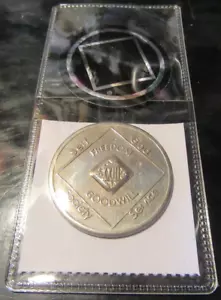 23 Year Narcotics Anonymous NA Medallion Coin 1996 WSO Series Token - Picture 1 of 9