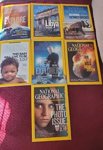 🔥 7 National Geographic Magazines 2013 Jan, Feb, April, May, June, July, Oct🔥 - Picture 1 of 1