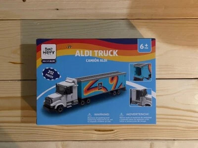 Juego de bloques de construcción ALDI Truck Bee Happy exclusivo (edición limitada; 212 piezas) Foto 1 de 2