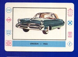 LINCOLN 195X 1958 BLATTMARKEN CARDO Automobile #A11 EXMT ODER EX-EXMT KEINE FALTEN