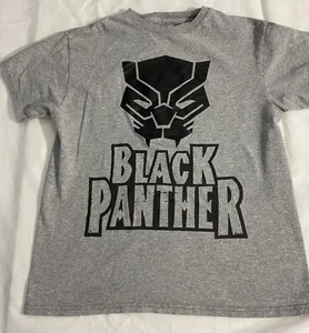 Marvel Black Panther ☆ Panther Head Graphic T-Shirt ☆ Boys size 8 - Picture 1 of 3