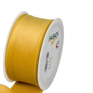 Samt Stoffband 50 mm x8 m senfgelb - Bild 1 von 2