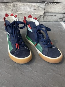 Mini Boden Boys Dinosaur Hi Tops Size 2 - Picture 1 of 5