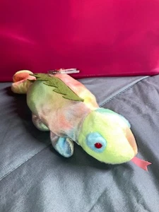 TY BEANIE BABY Iggy Tag/Rainbow Color Tongue - Picture 1 of 2
