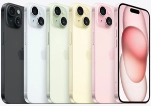 Apple iPhone 15 6.1" 128GB/256GB/512GB REAL Dual SIM Hong Kong A3092 Unlocked - Picture 1 of 13